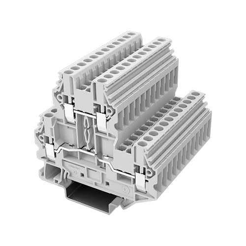 UUT-2.5/2双层接线端子 两进两出