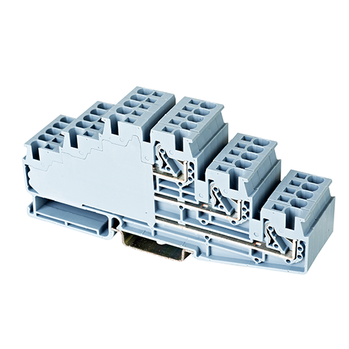 JUT14-2.5/3双层接线端子 6个接线位