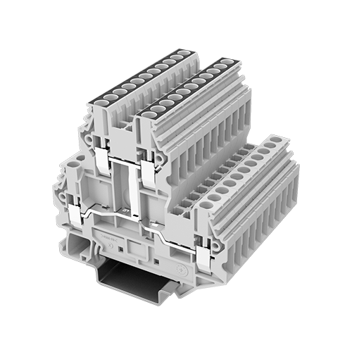 UUT-2.5/2L双层接线端子 （带电位分配）两进两出