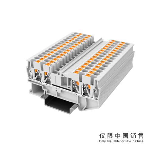 UPT-2.5/2-2-GY直通式接线端子  两进两出