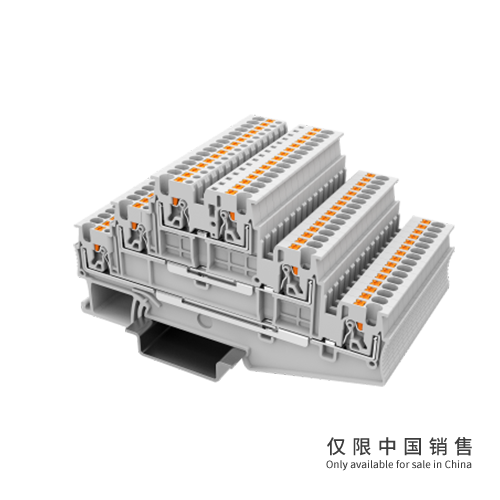 UPT-1.5/3-GY多层接线端子 6个接线位