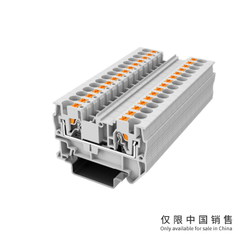 UPT-4-GY直通式接线端子
