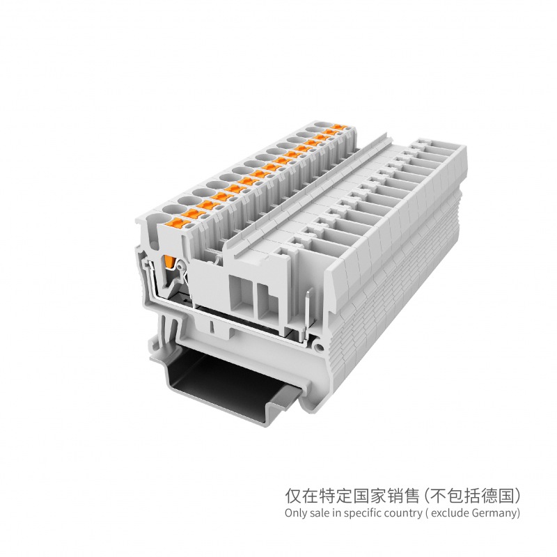 UPT-2.5/1P-GY直通式接线端子