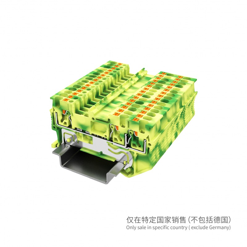 UPT-1.5/1-2PE接地端子 一进两出